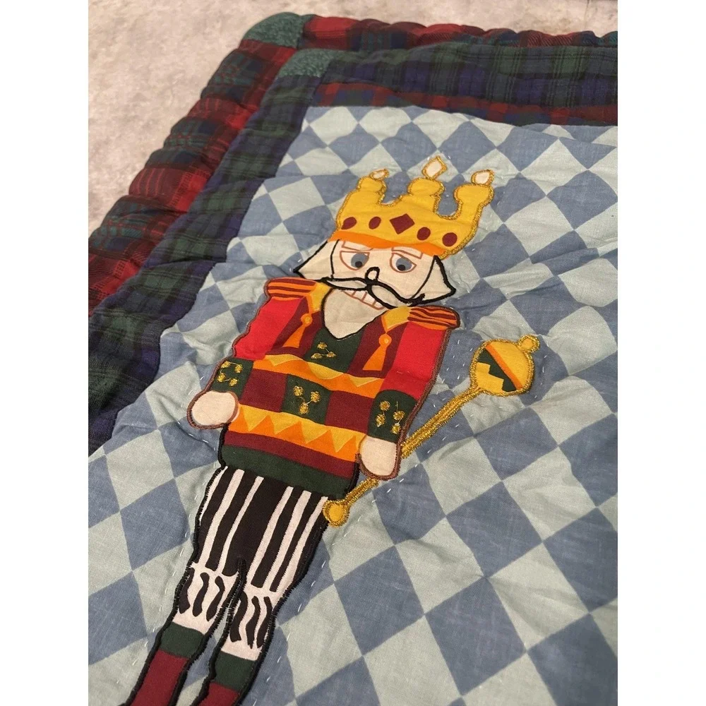 JCPenney Home Collection Nutcracker Pillow Sham Standard Quilted Christmas Decor